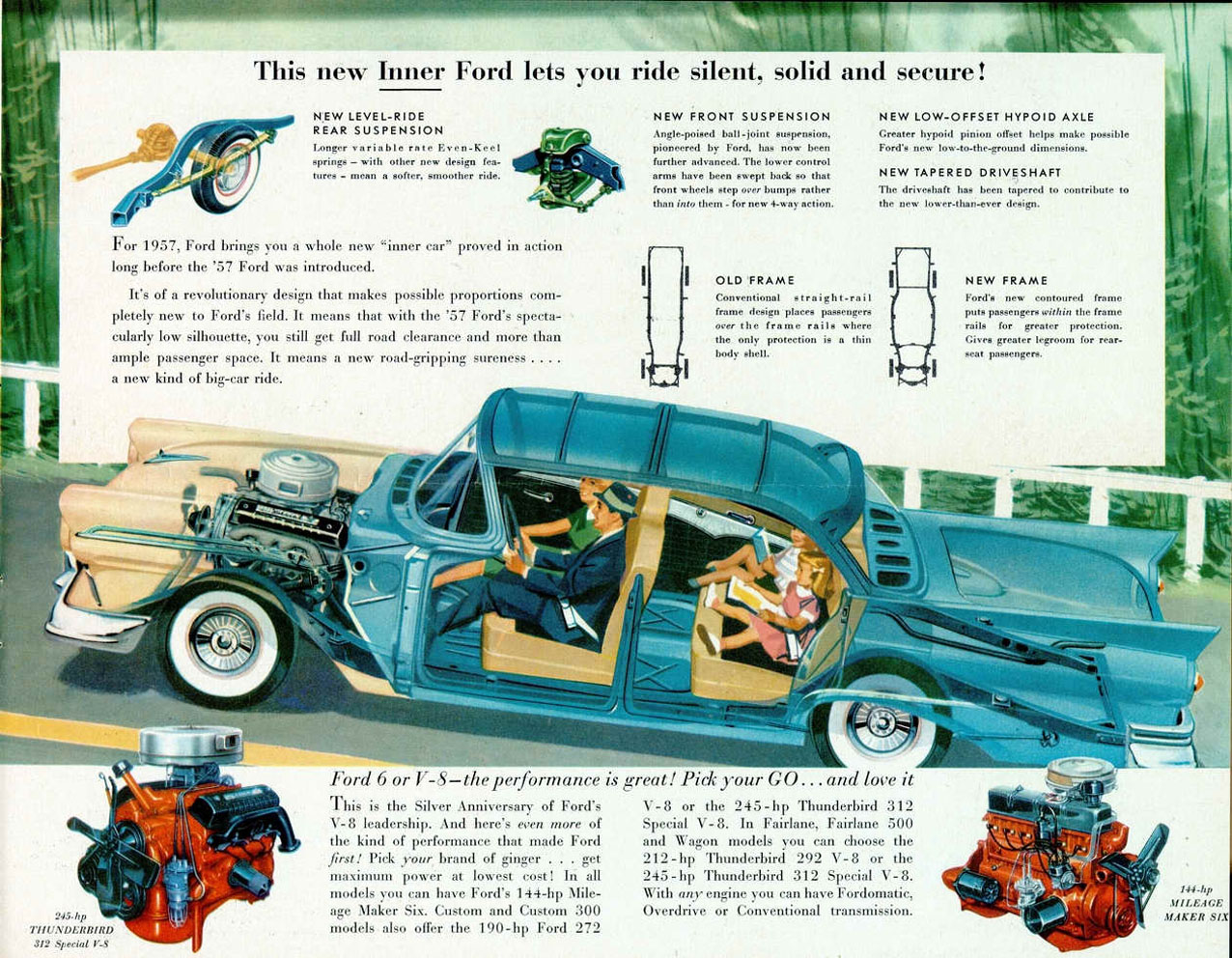 1957 Ford Full-Line Brochure Page 2